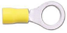 Product image for KSPEC RING 12-10GA #10 PVC YEL 100PK