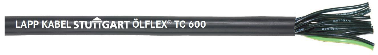 Product image for Cable tray with TC-ER flexible unshielded 3conductor 14-AWG black
