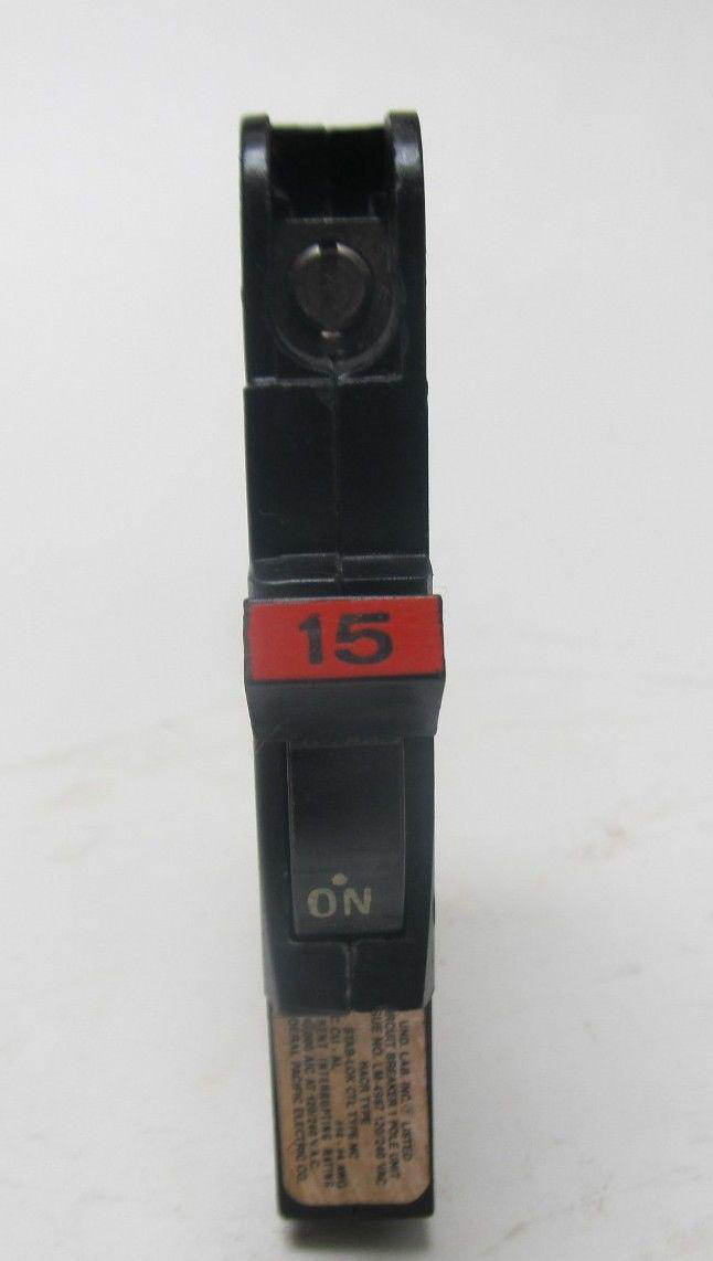 FPL NC015 BREAKER 15A 1POLE 1/2"W SNAPIN