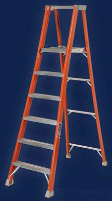 Louisville Ladder FS1404HD 4' 375-Pound Fiberglass Step Ladder