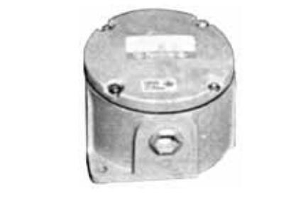 Product image for Junction box round aluminium 1in