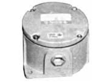 Product image for Junction box round aluminium 1/2in