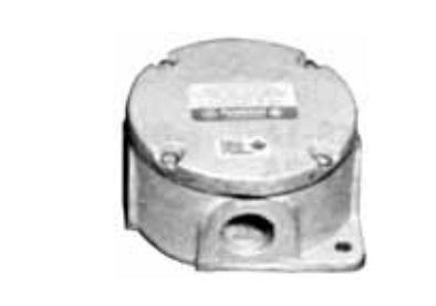 Product image for Junction box round aluminium 3/4in