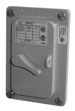 Product image for Cover assembly motor starter 120/240VAC 2P 1HP