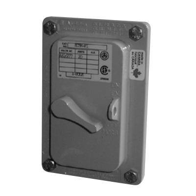 Product image for Switch toggle cover EXP-PRF 2P 20A 120/277V