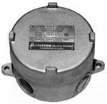 Product image for Box/cover UE round 3" EXP-PRF 5x1/2" hubs iron