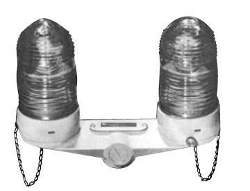 Product image for Light traffic signal with red globe 2-lamp 116W