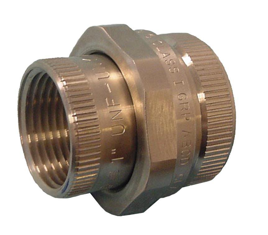 Product image for Union EXP-PRF connector F/F steel 1/2" thread