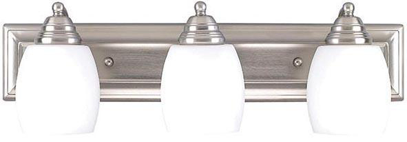 Product image for Fixture griffin vanity flat opal glass 3-lights 100W