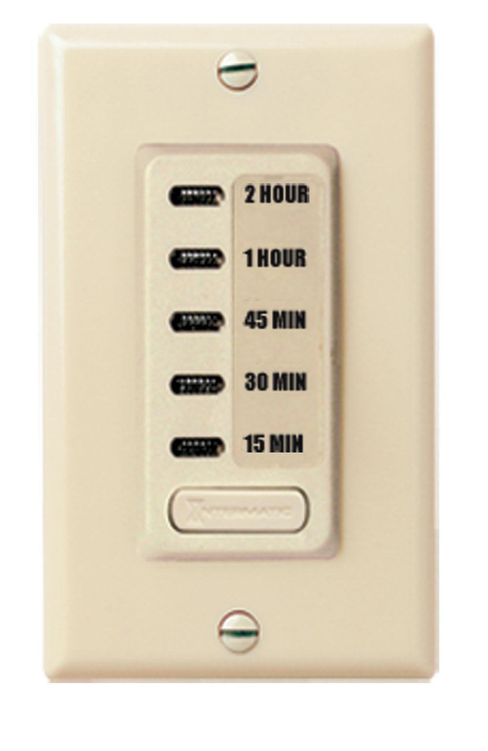 Product image for Timer in-wall 15/30/45/60/120min 120V 1800W ivory