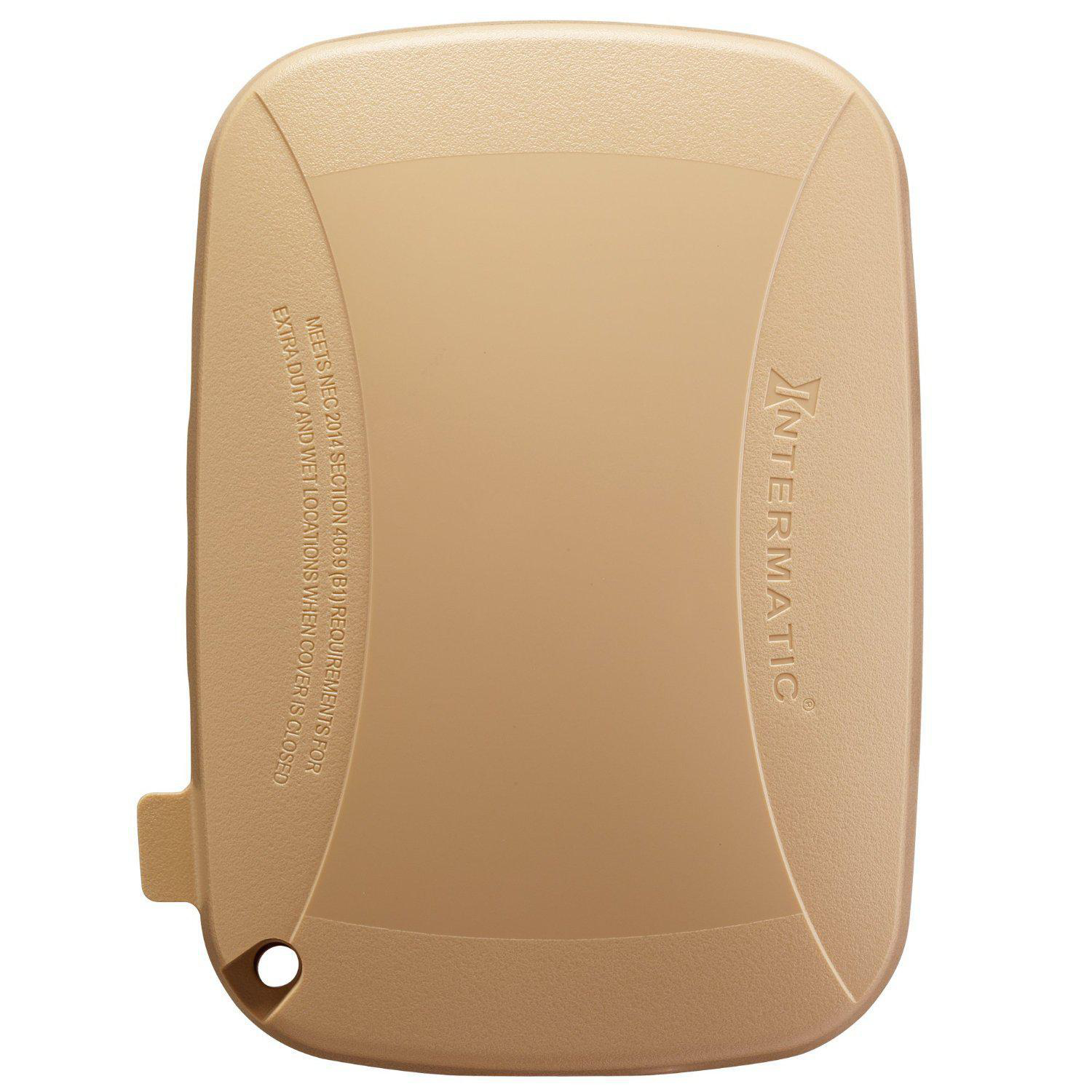 Product image for Cover weatherproof 1-gang beige