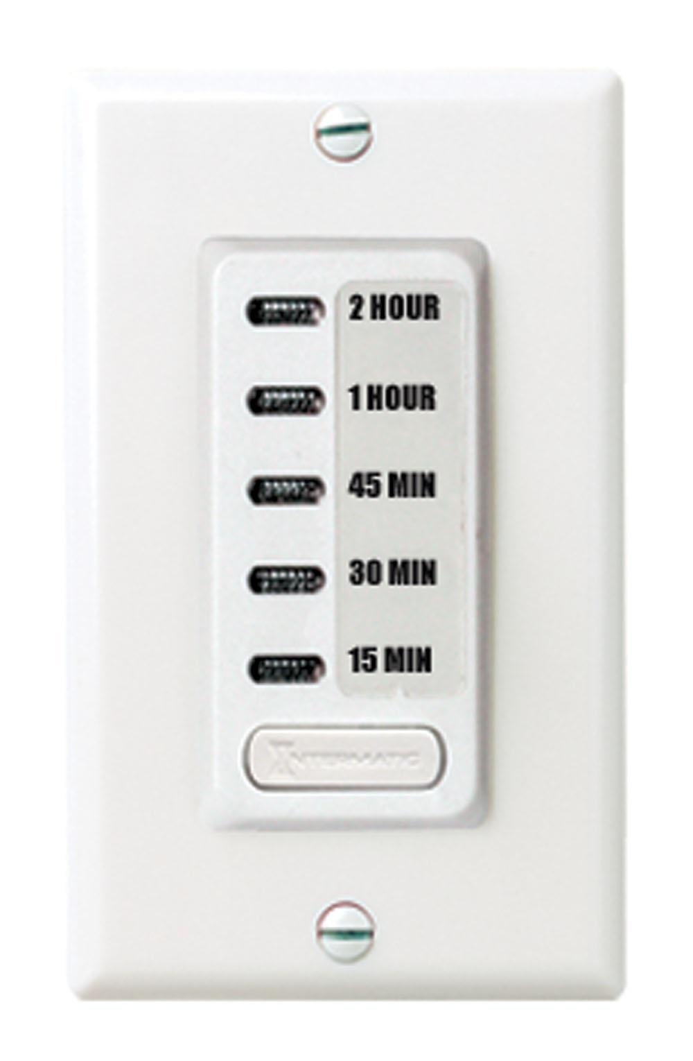 Product image for Timer in-wall 15/30/45/60/120min 120V 1800W white
