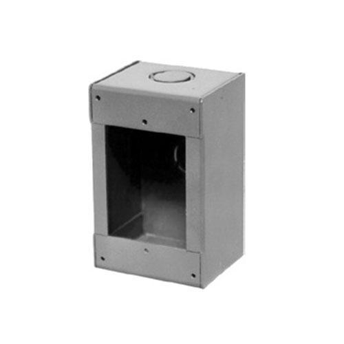 Product image for Utility surface box single gang laurentian bright white