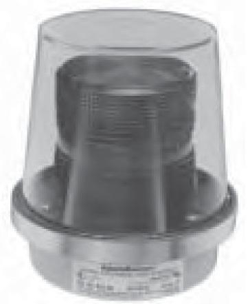 Product image for Beacon flashing with dust cover 120VAC 0.26A red