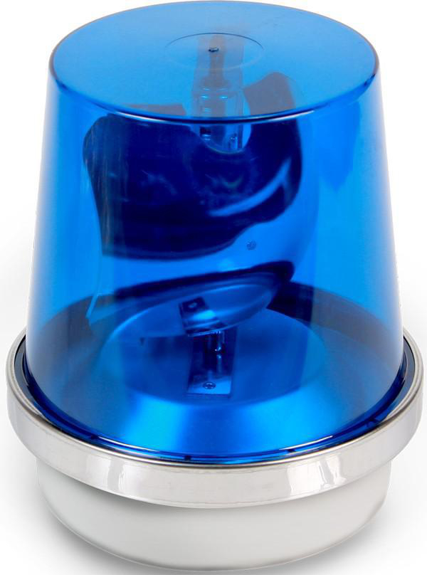Product image for Beacon flashing rotating HAL 120VAC 0.35A blue