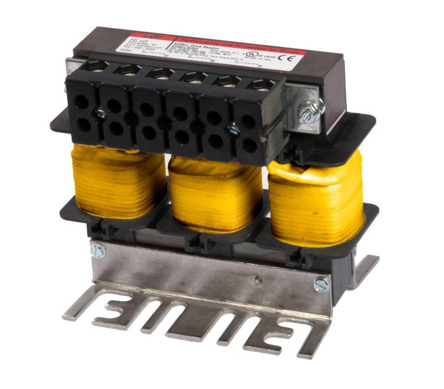 Product image for Reactor line 3% impedance open-type 10HP 34A 208/240V