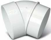 Product image for Elbow 45.. spigot pvc light weight 2in dia