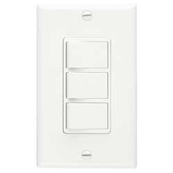 Product image for Three-function control rocker switch 120v 15a