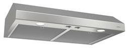 Product image for Undercabinet range hood 250CFM 1.4A 120V stainless steel