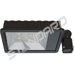 Product image for Luminaire outdoor LED polycarbonate-lens 4000K 14200lumens 277V 160W bronze