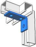 Product image for Angle 3-hole hot dip galvanized 3-1/2x2-1/4"