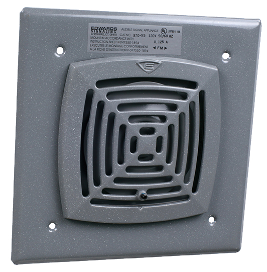 Product image for Horn vibrating 24VDC 0.16A 3.8VA flush mount gray