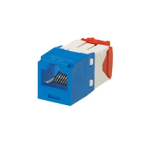 Product image for Jack module Cat5e RJ45 8-positions blue