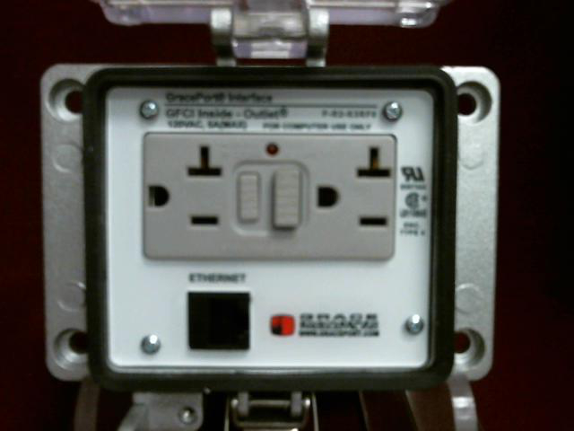 Product image for GRACEPORT P-R2-K3RF0 PROPORT WITH GFI & ETHERNET PORT