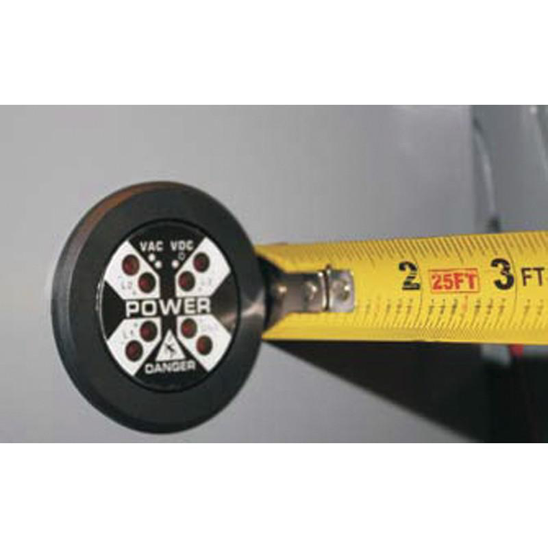 Product image for Indicator voltage thru-door flush mount & bezel