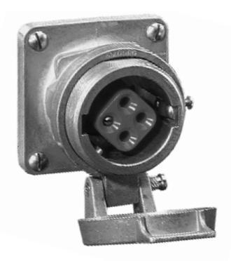 Product image for Receptacle spring door 3P3W 600VAC/250VDC 60A