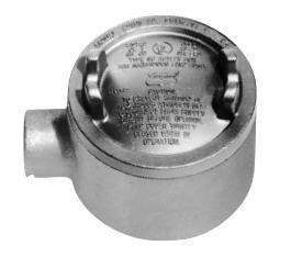 Product image for Conduit outlet box 3/4in hub 3in cover opening