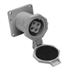 Product image for Receptacle snap-on cap 4P3W 600VAC/250VDC 30A