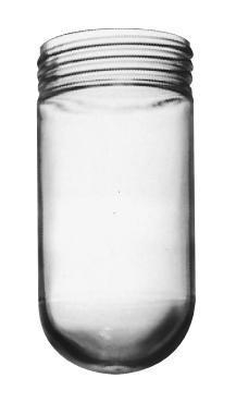 Product image for Globe glass 6-3/4in red