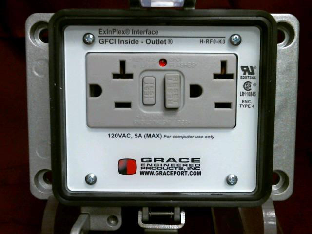 Product image for GracePort UL Type 4 Housing with Inside-Outlet