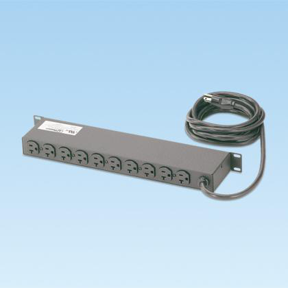 Product image for Power strip 19" 120V 20A ten 5-20R receptacles