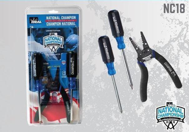 Product image for IDEAL NC18 TOOL KIT NATIONAL CHAMPION C/W REFLEX SUPER T STRIPPER #2 PHILLIPS #2 ROBERTSON