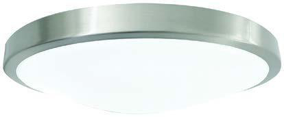 Product image for Luminaire ceiling LED polystyrene-lens 3000K 550lumens 120V 10W white