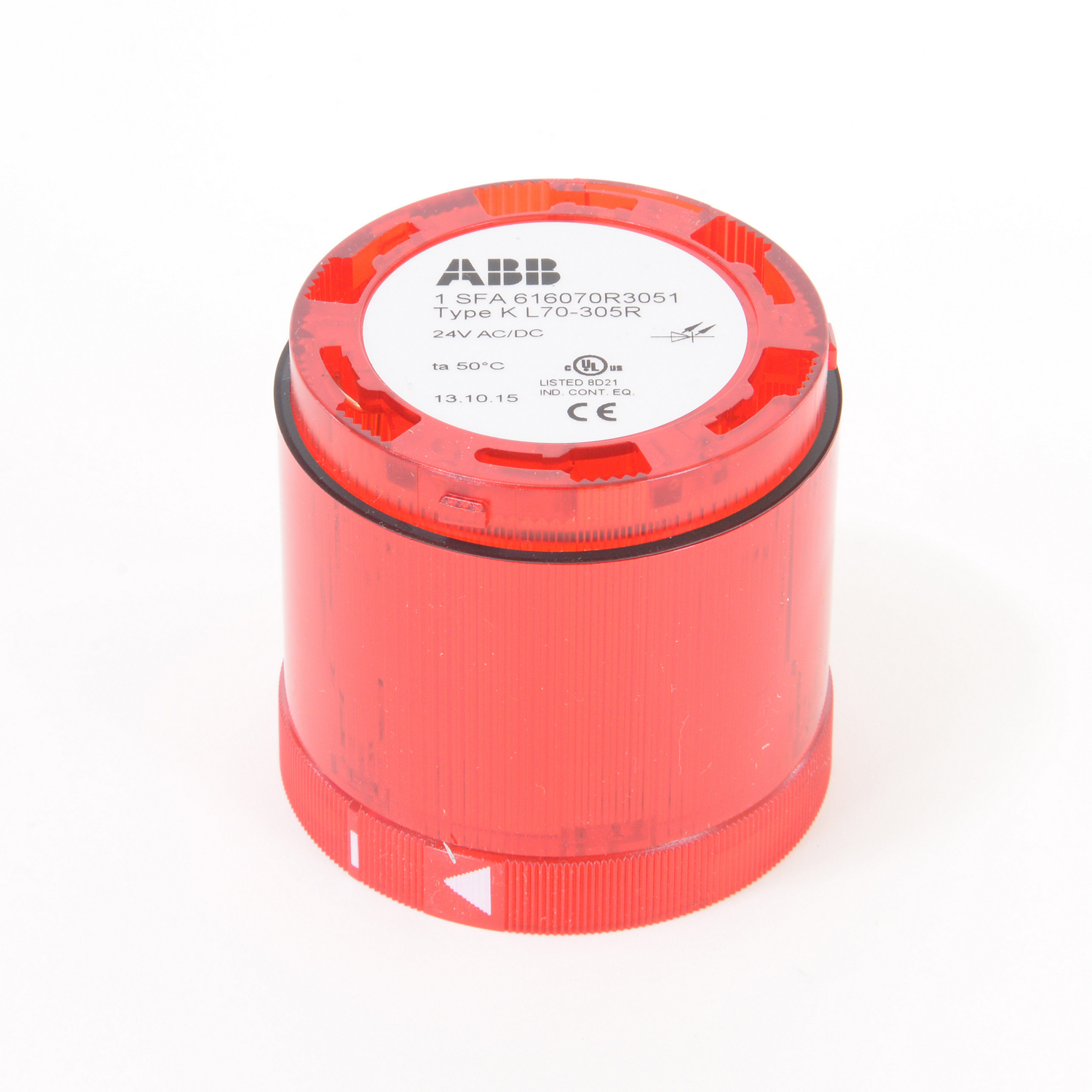 Product image for PERMANENT LIGHT RED LED 24VAC/DC