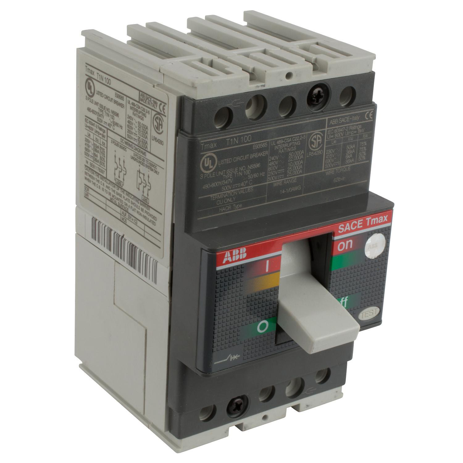 Product image for BKR T1N 80A 3P T/M UL