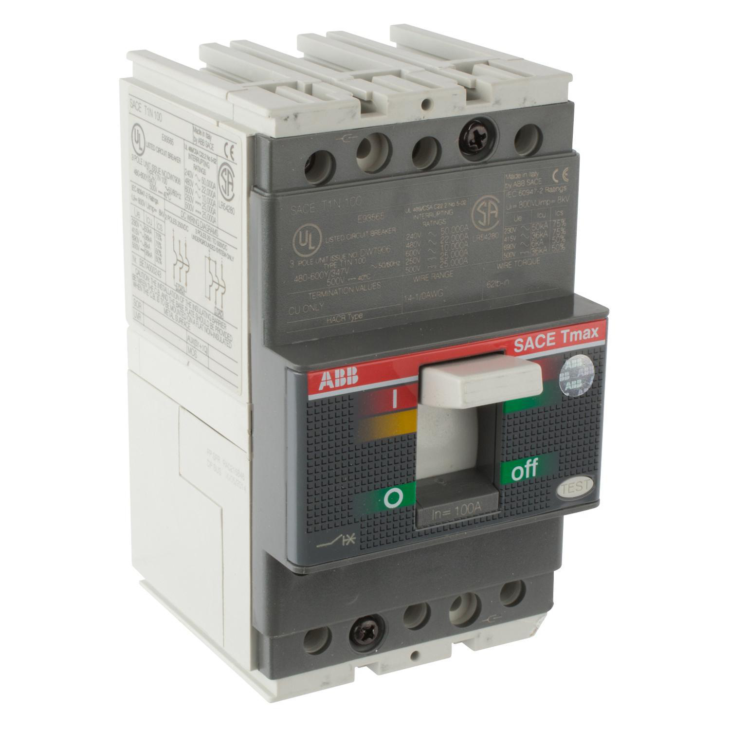 Product image for BKR T1N 100A 3P T/M UL