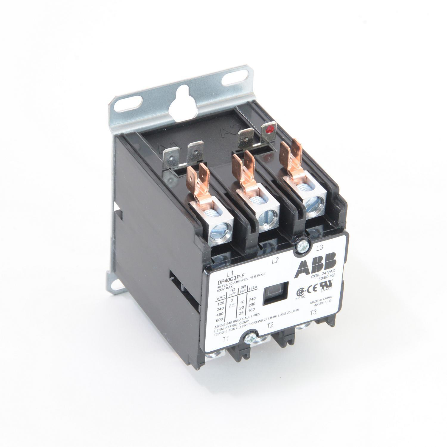 Product image for CONT DP 3P 40A 24V COIL