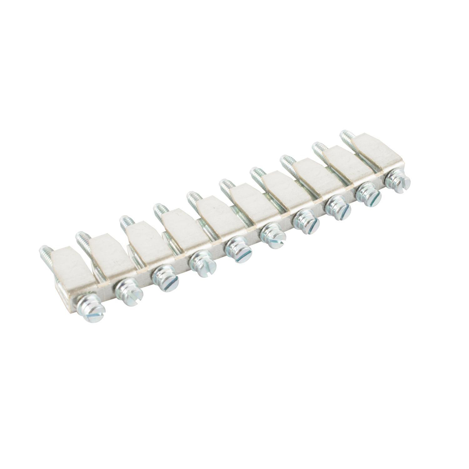 Product image for Jumper-bar assembled 10P 41AMP 8mm spacing 10pk