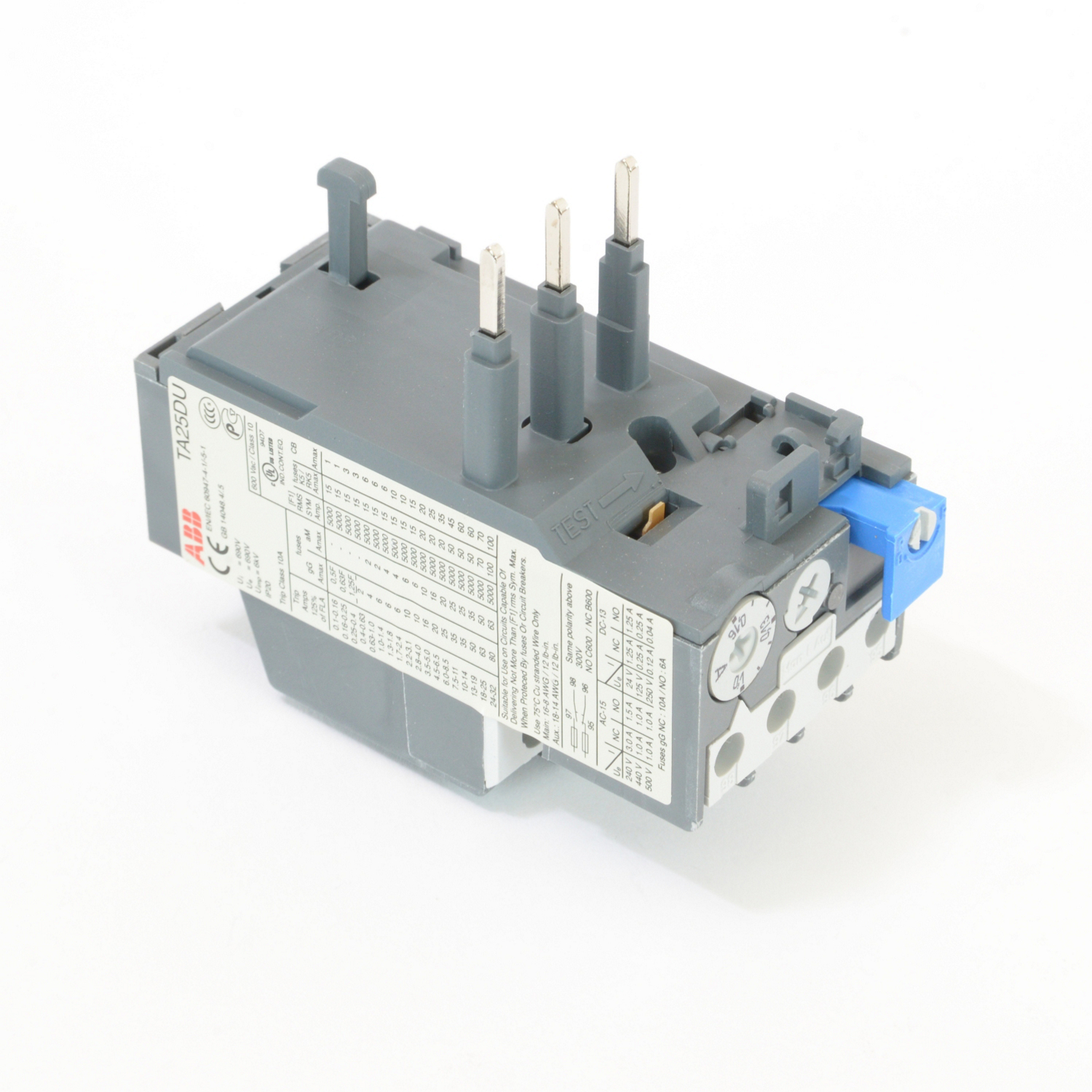 Product image for OVERLOAD RELAY,0.1-0.16A