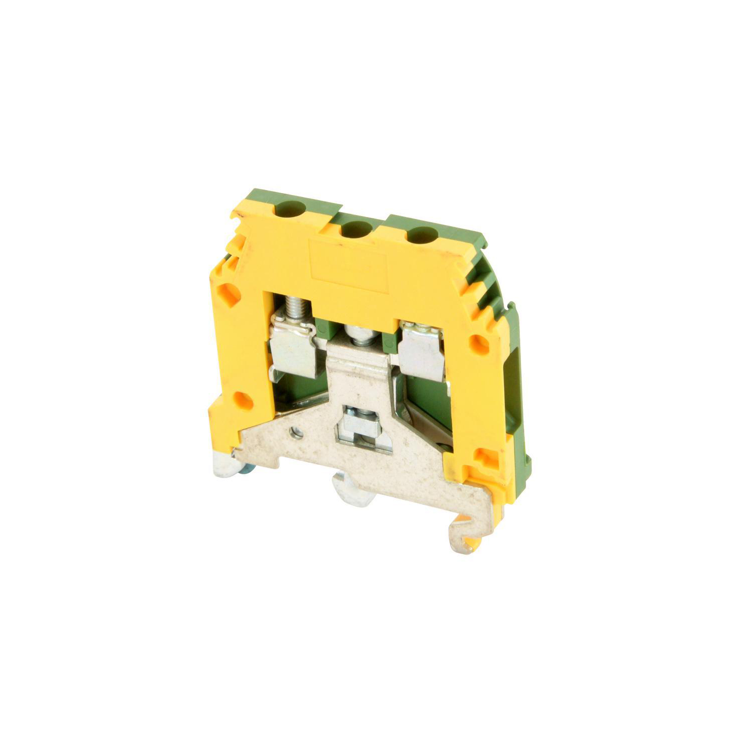 Product image for Block terminal ground 22-12AWG 32AMP 800V green/yellow