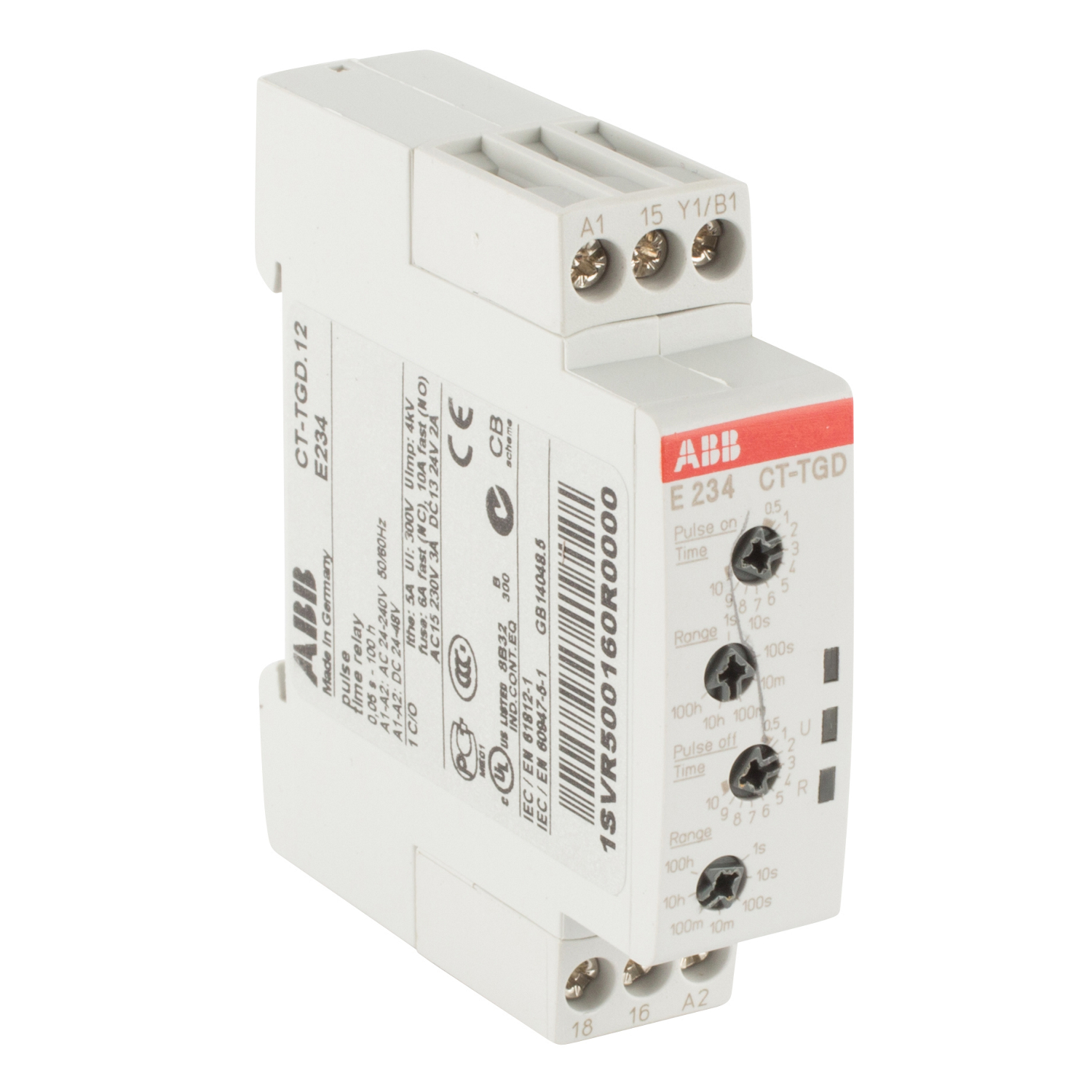 Product image for CT-TGD PULSE TIMER 24-240VAC/48VDC