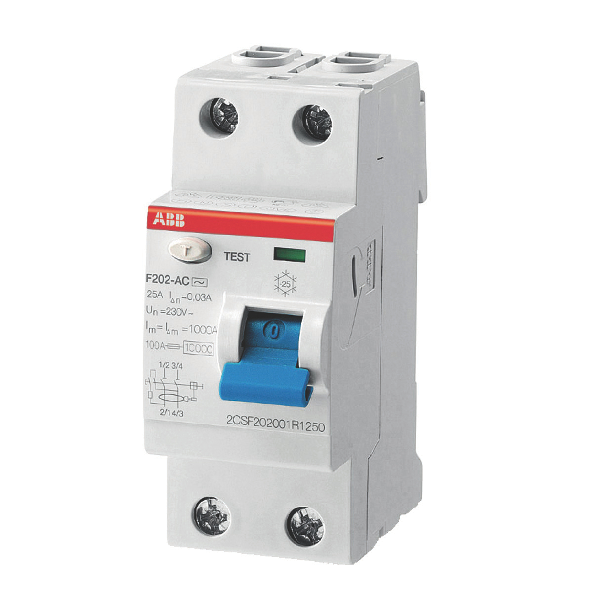 Product image for CIRCUIT BREAKER, 2-P, 25A/480V, RC