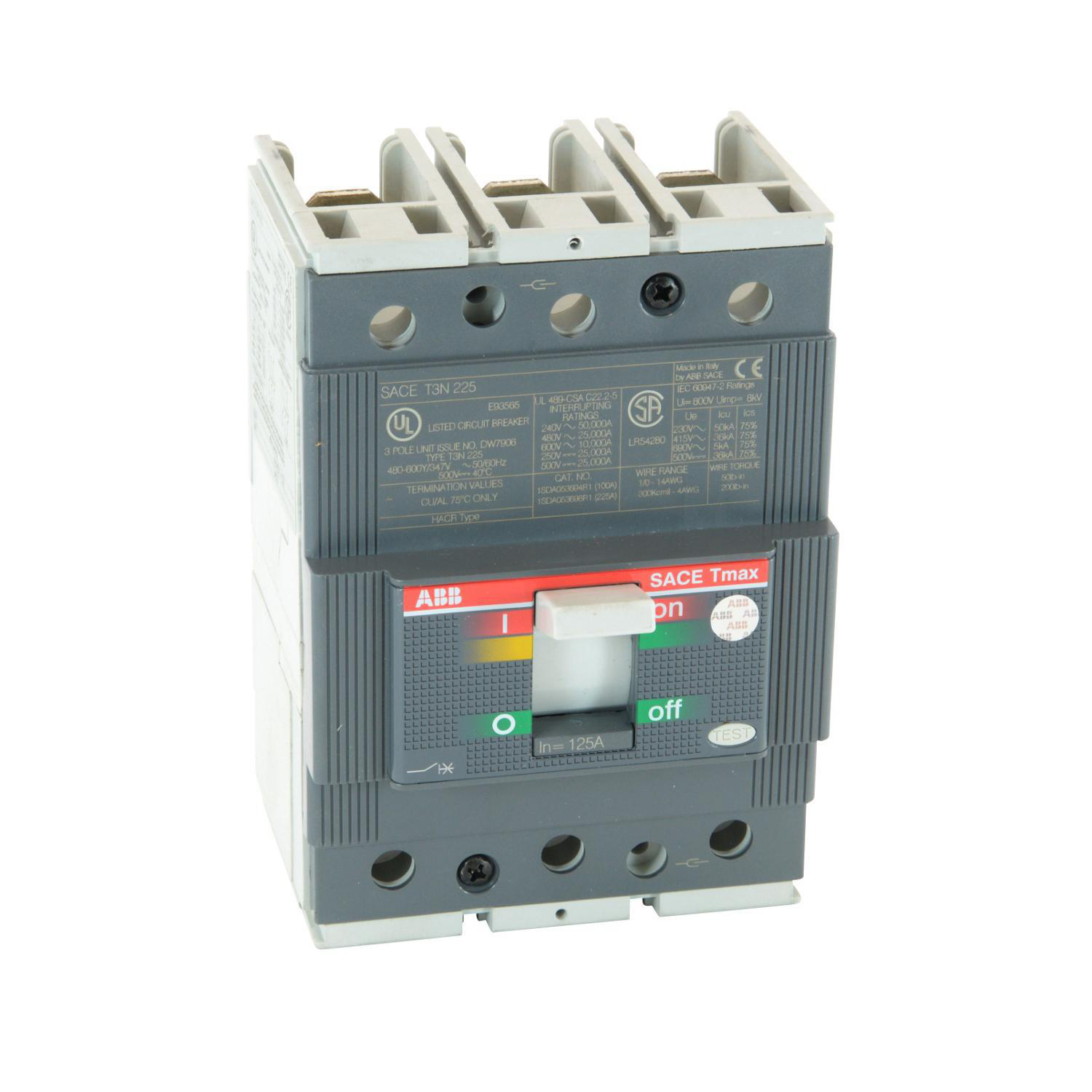 Product image for BKR T3N 125A 3P T/M