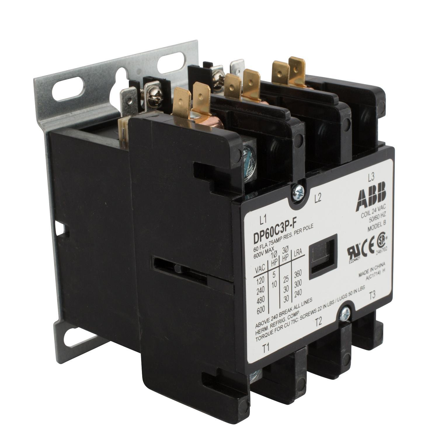 Product image for DP CONTR,60A,3P,24/60