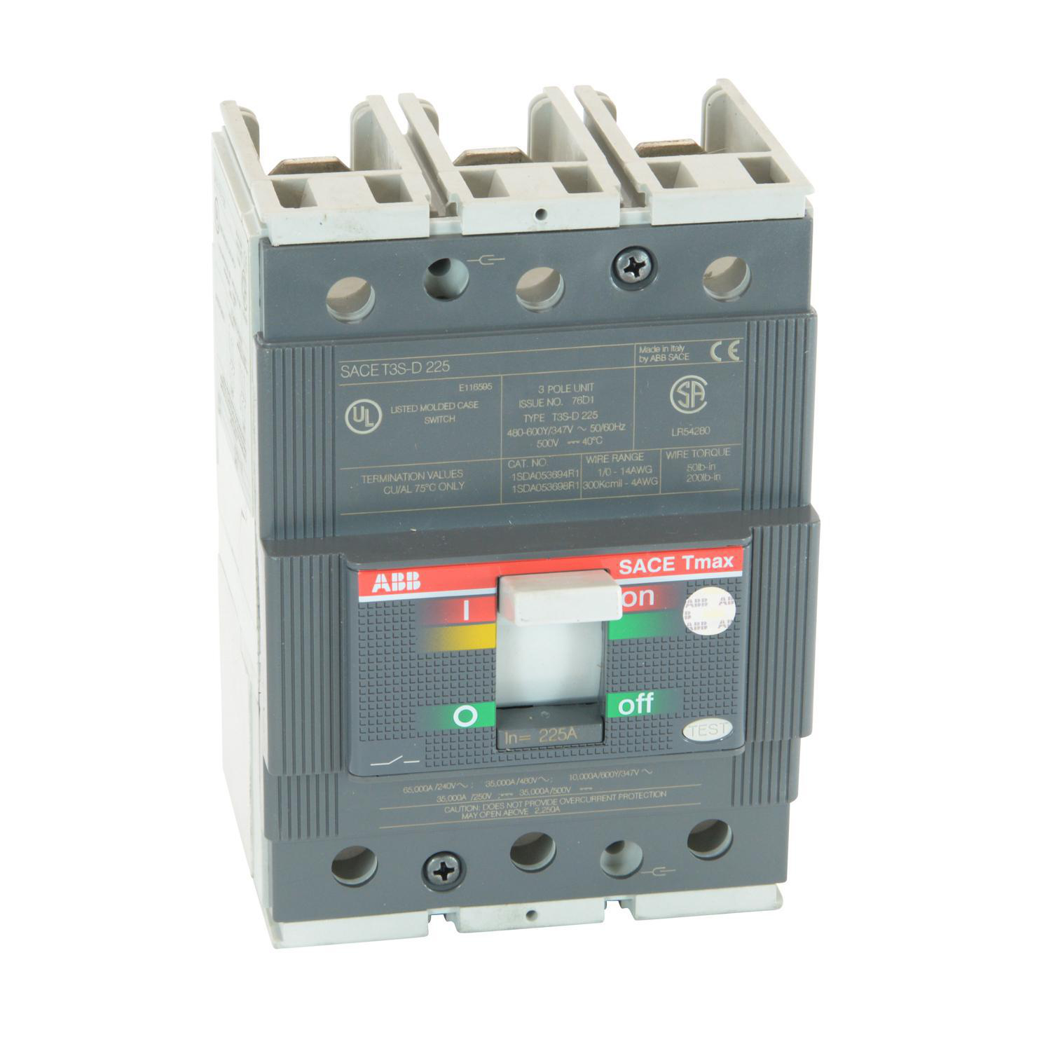 Product image for MCS T3S 225A 3P UL