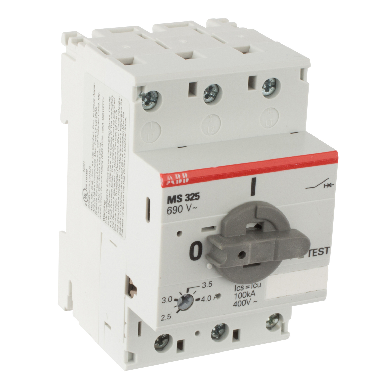 Product image for Starter motor manual 3HP 2.5-4AMP 600V